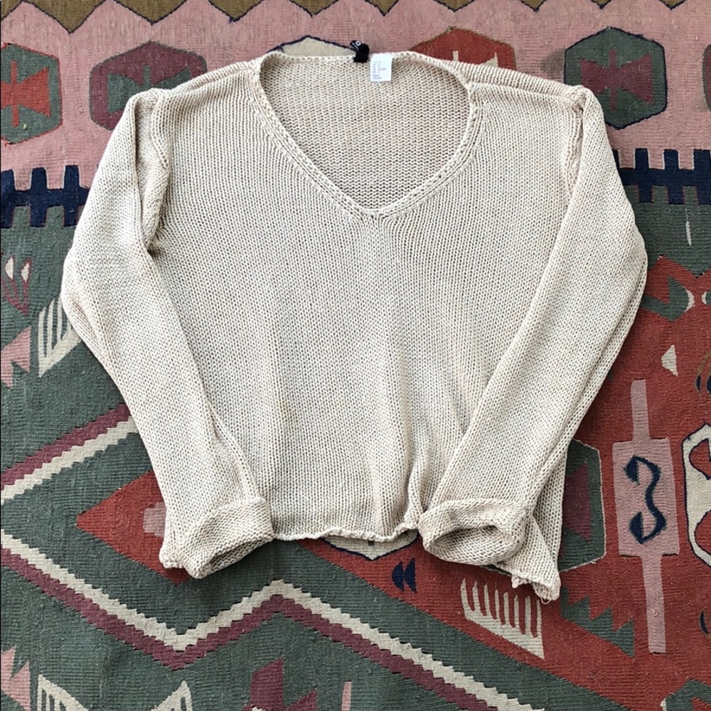 H&M Knit Crop 90s Sweater